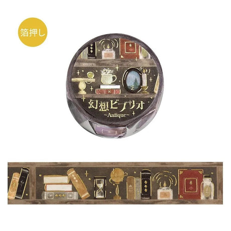 Washi Tape Phantom Vibrio - Antique - 1 - BGM - Tidformera
