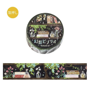 Washi Tape Phantom Vibrio - Botanical - 1 - BGM - Tidformera