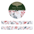 Washi tape Plan & Plot - 15 mm - Winter flowers - 1 - Plan & Plot Studio - Tidformera