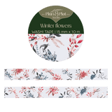 Washi tape Plan & Plot - 15 mm - Winter flowers - 1 - Plan & Plot Studio - Tidformera