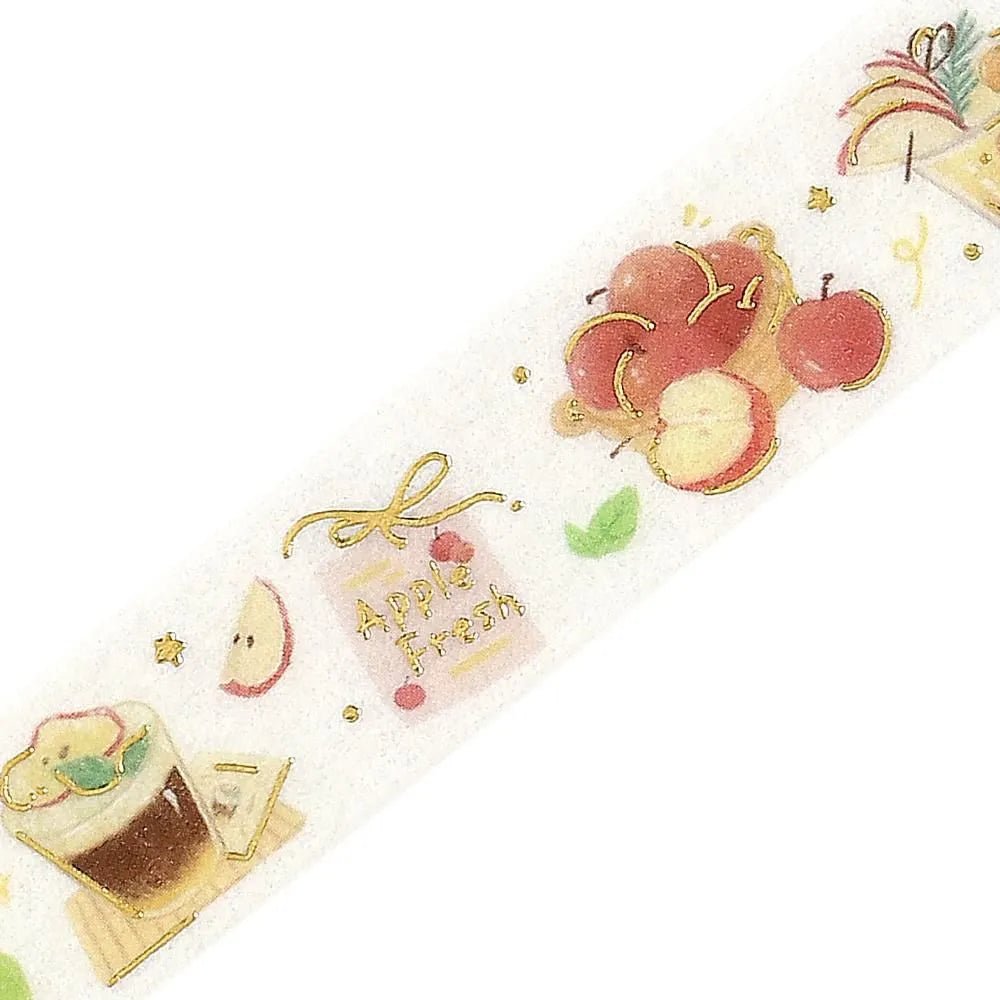 Washi Tape Tokimeki Flavor - Apple - 3 - BGM - Tidformera