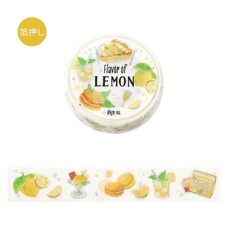 Washi Tape Tokimeki Flavor - Lemon - 1 - BGM - Tidformera