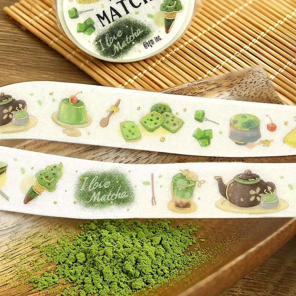 Washi Tape Tokimeki Flavor - Matcha - 2 - BGM - Tidformera