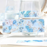 Washi tape Vackra blommor - Blue - 1 - BGM - Tidformera