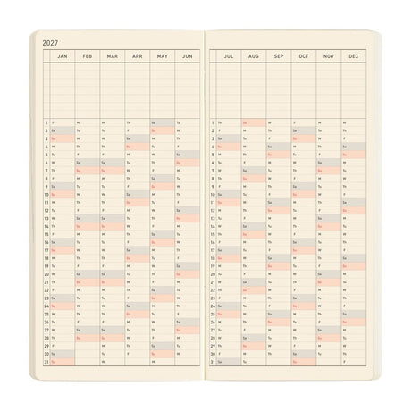 Weeks MEGA Sneaker: Lime Green - 2027 - 5 - Hobonichi Techo - Tidformera