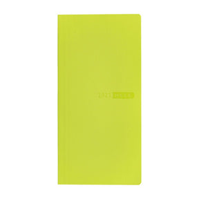 Weeks MEGA Sneaker: Lime Green - 2027 - 1 - Hobonichi Techo - Tidformera