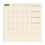 Weeks MEGA Sneaker: Mandarin Orange - 2027 - 6 - Hobonichi Techo - Tidformera