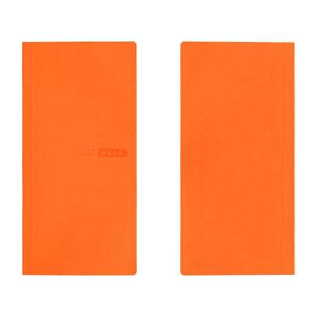 Weeks MEGA Sneaker: Mandarin Orange - 2027 - 8 - Hobonichi Techo - Tidformera