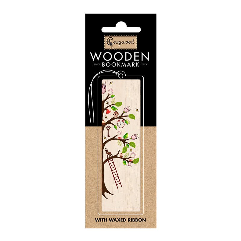 Bokmärke i trä. Wooden bookmark - Tree of Life från Cozywood - Tidformera