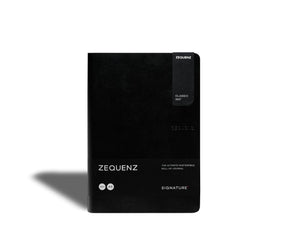 Zequenz - Linjerad anteckningsbok - Signature Lite - A5 - Svart från Zequenz - Tidformera