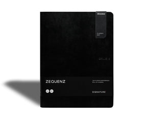 Zequenz - Linjerad anteckningsbok - Signature Lite - B5 - Svart från Zequenz - Tidformera