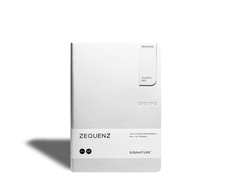 Zequenz - Rutad anteckningsbok - Signature Classic - A5 - Vit från Zequenz - Tidformera