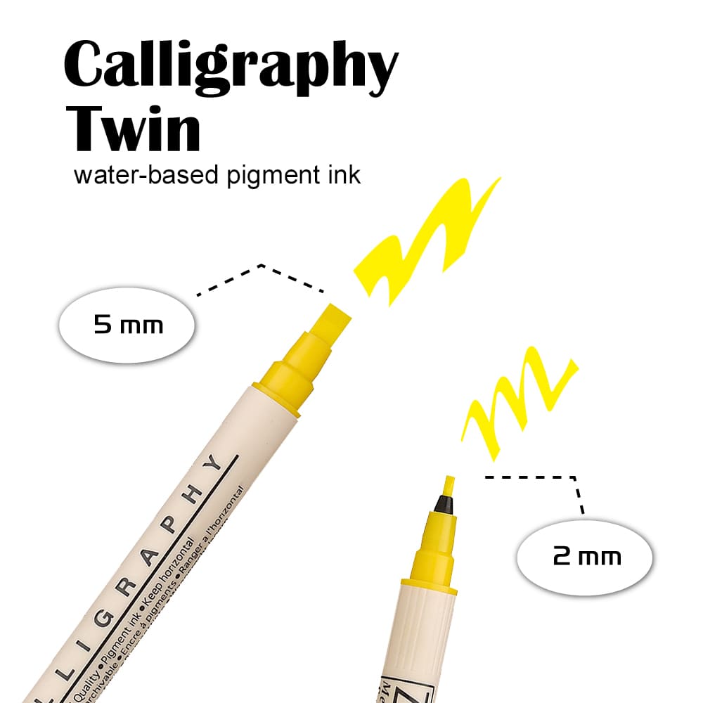 ZIG Calligraphy - Memory system MS-3400 8-pack - 2 - ZIG Kuretake - Tidformera
